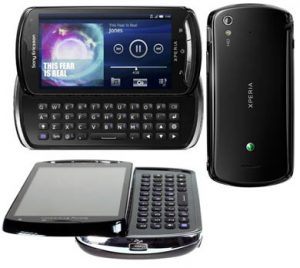 Sony Ericsson Xperia pro MK16i front rear