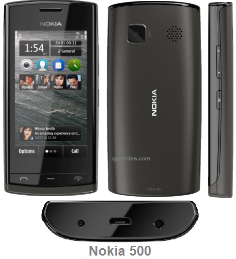 Nokia 500 Features and Specifications