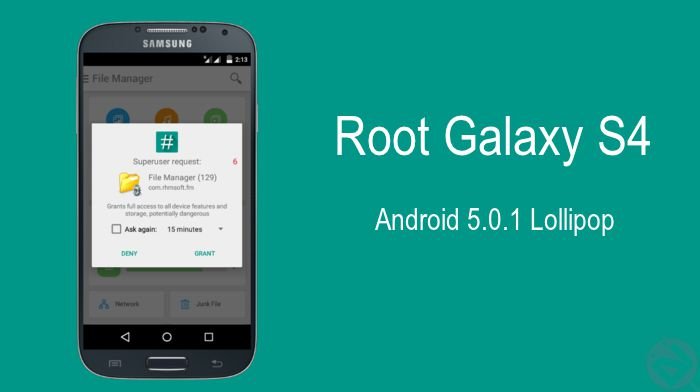 روت الجهاز I9500 اصدار 5.0.1 2 galaxy s4 root lollipop