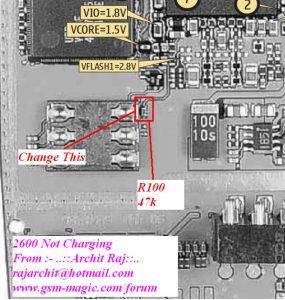 2600 not charging