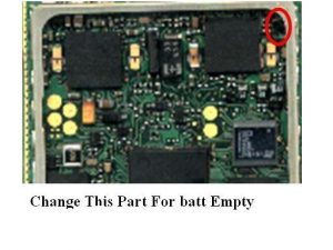 3310 batt empty