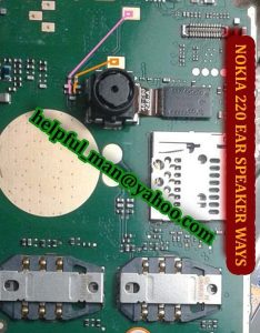NOKIA 220 EAR SPEAKER WAYS