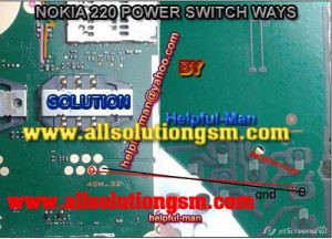 NOKIA 220 POWER SWITCH WAYS 1