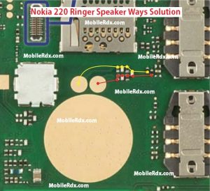 Nokia 220 Ringer Speaker Ways problem Jumper Solution