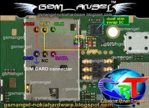 Nokia c2 03 c2 06 c2 08 insert sim card jumper solution 2