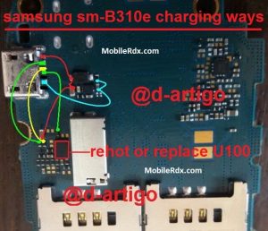مسار شحن وشاشة B310E 1 Samsung B310E Charging Ways Solution Usb Jumper