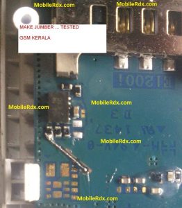 Samsung E1200Y Only Power On With Charger Problem Repair Solution