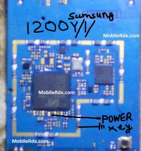 Samsung E1200Y Power On Off Key Ways Solution Jumper
