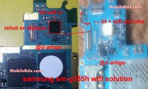 Samsung Galaxy Core 2 SM G355H Wifi And Bluetooth Problem Repair Solution
