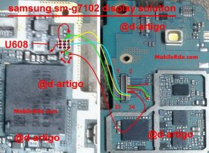 Samsung Galaxy Grand 2 SM G7102 Display Problem Solution Repair Jumper Ways