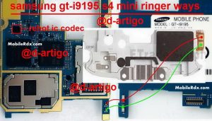مسارات I9195 2 Samsung Galaxy S4 Mini I9195 Speaker Ways Ringer Jumper Solution