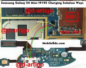 Samsung Galaxy S4 mini GT i9195 Charging Ways Solution Jumper Problem
