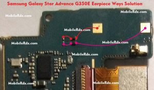 Samsung Galaxy Star Advance G350E Earpiece Ways Solution Jumper