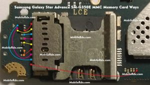Samsung Galaxy Star Advance SM G350E MMC Ways Memory Card Problem Jumper Solution