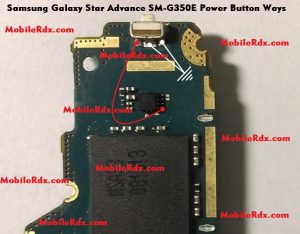 Samsung Galaxy Star Advance SM G350E Power Button Ways On Off Key Jumper