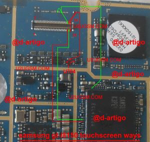 Samsung Galaxy W I8150 Touch screen Not Working Problem Solution Jumper Ways