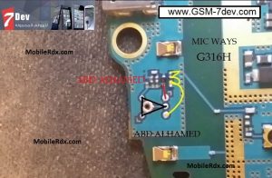 Samsung SM G316H Microphone Solution Mic Ways Jumper