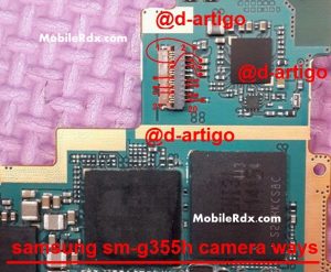 Samsung SM G355H Camera Connecter Ways Solution Jumper