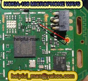 Ways Problem Nokia 108 Mic Microphone