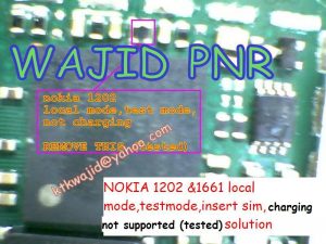 nokia 1661 local mode
