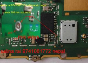 nokia Asha 200 mic jumper