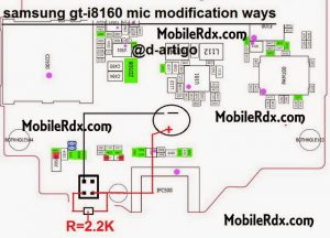 samsung gt i8160 mic modification ways