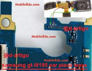 samsung gt i9195 ear speaker ways