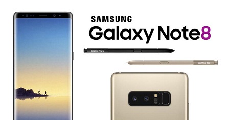 galaxy note8 page top banne