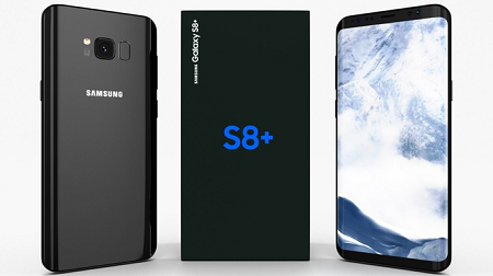 samsung galaxy s8 plus midnight black 3d model low poly obj fbx stl blend dae