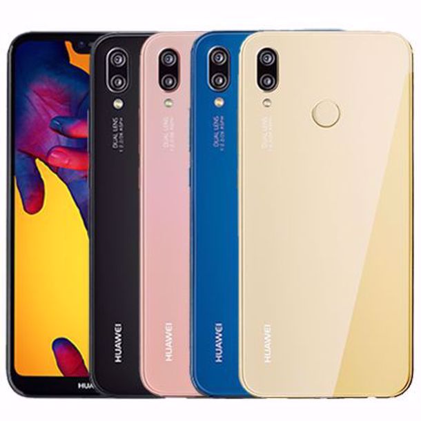 0010235 huawei p20 lite ane lx1 dual sim 64gb midnight black sakura pink klein blue platinum gold 610