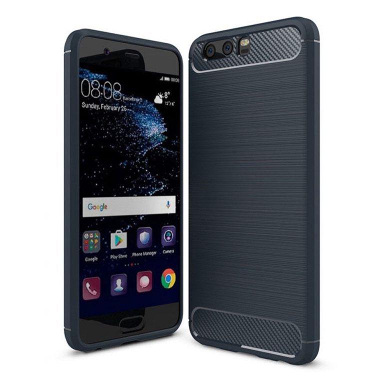 Huawei P10 Plus Kilif Tpu Karbon Silikon 2a6d