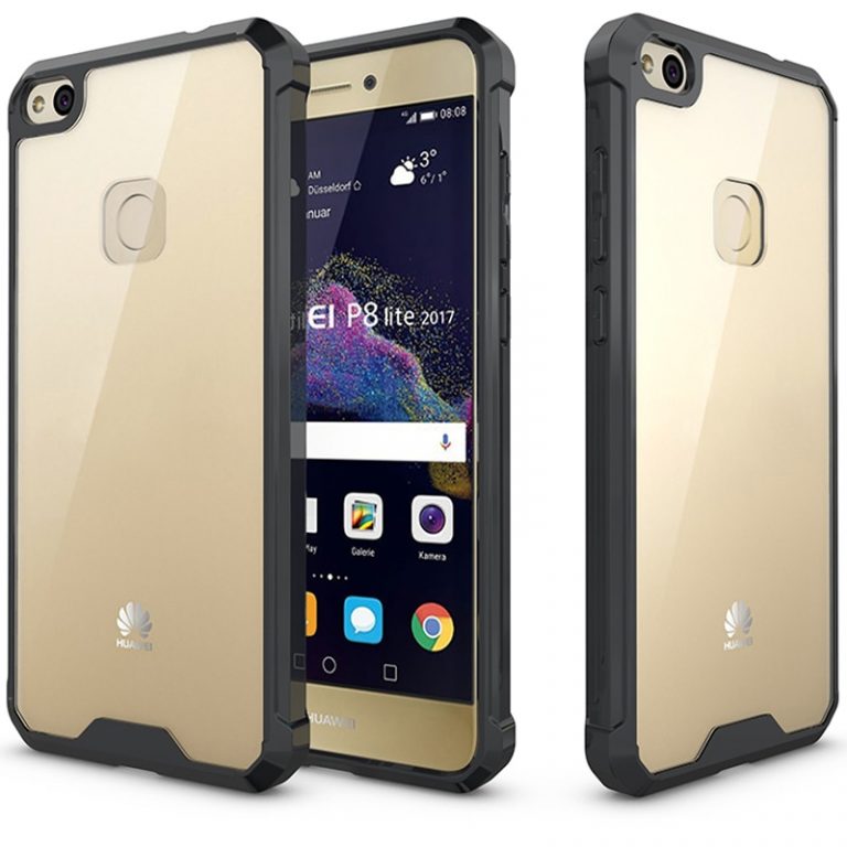Için Huawei P8 Lite 2017 Vaka için Onur 8 Lite Silikon Tampon Sağlam Temizle Huawei P8 Lite 2017 kapak üzerinde Onur 8 Lite