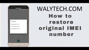 restore original imei samsung