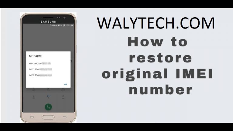 restore original imei samsung