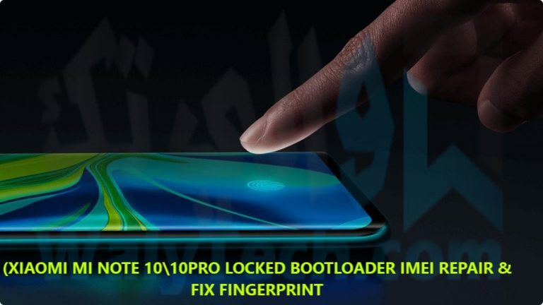 mi note 10 fingerprint banner