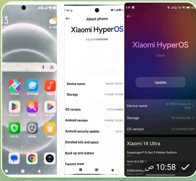 Xiaomi 14 Ultra (aurora) QC GL-CN Repair IMEI Original Without Hardware Without Eng Rom Locked-Unlocked Bootloader HyperOS2.0 Android 15Q Without Server Free 2025 6 photo 2025 06 18 00 59 48