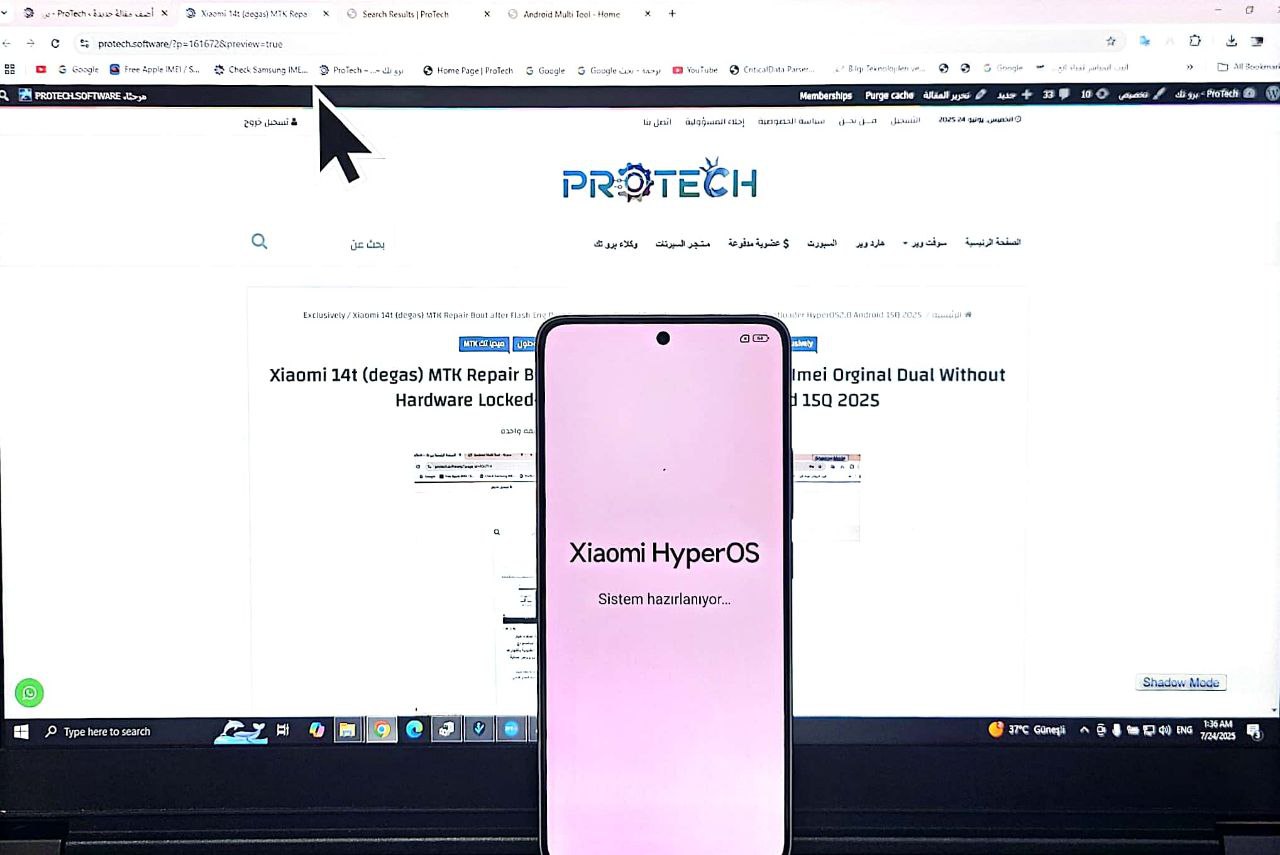 Xiaomi 14t (degas) MTK Repair Boot after Flash Eng Rom Repair Imei Orginal Dual Without Hardware Locked-Bootloader HyperOS2.0 Android 15Q 2025 4 photo 2025 07 24 02 19 59