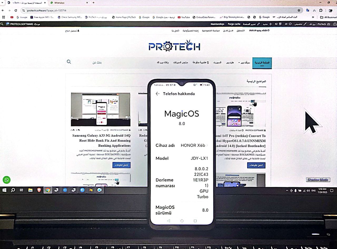 Honor X6B JDY-lX1 Repair Imei Without Test Point Without Server and Without Format 2025 2 photo 2025 08 03 05 42 27