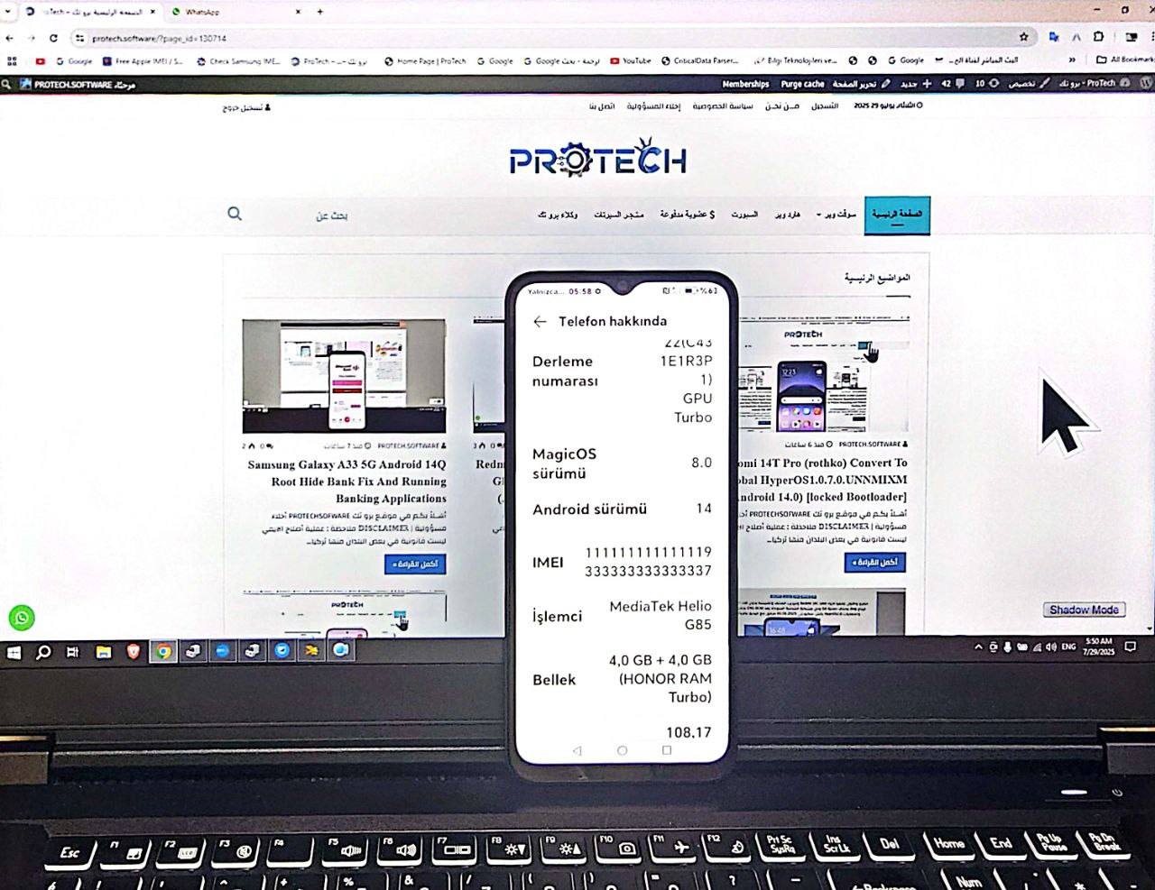 Honor X6B JDY-lX1 Repair Imei Without Test Point Without Server and Without Format 2025 3 photo 2025 08 03 05 42 31