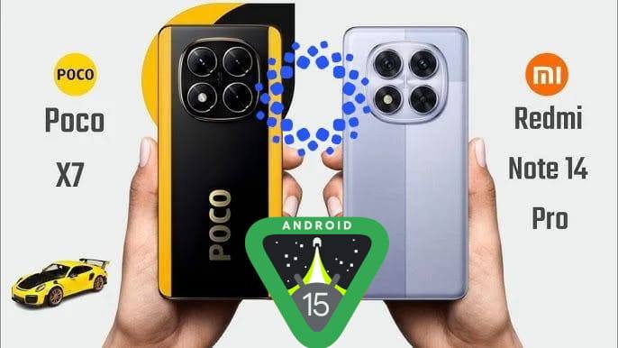 Redmi note 14 pro poco x7 hyperos 2 android 15