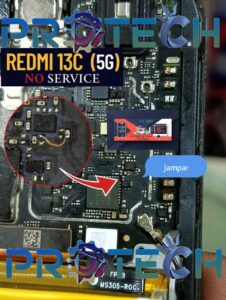 حل مشكلة لاتوجد خدمة (No Service) لجهاز REDMI 13C 5G هاردوير - No Service Redmi 13C 5G