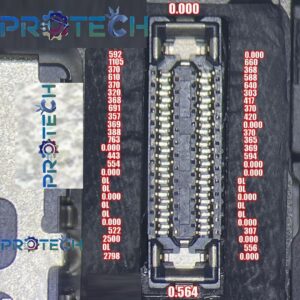 IPHONE 16 PRO MAX ممانعة كونكتر الشاشة - PHONE 16 PRO MAX Diode Scale Values Conector Display