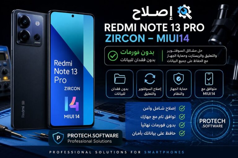طريقة اصلاح REDMI NOTE 13 PRO ZIRCON نظام MIUI14 اندرويد 13Q بدون هاردوير وبدون فورمات أو فقدان البيانات عبر اداة PHOENIX ...
