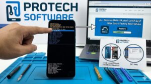 طريقة عمل فورمات Motorola E14 مع اختفاء خيارات Wipe Data بوضع Recovery Mode عبر DFT PRO - 4d7f6514 6813 4abd A339 C511c00b...