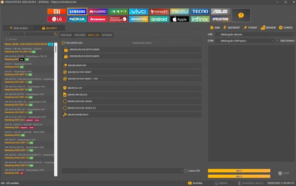 Samsung Erase FRPBrom Mode via Testpoint With UnlockTool