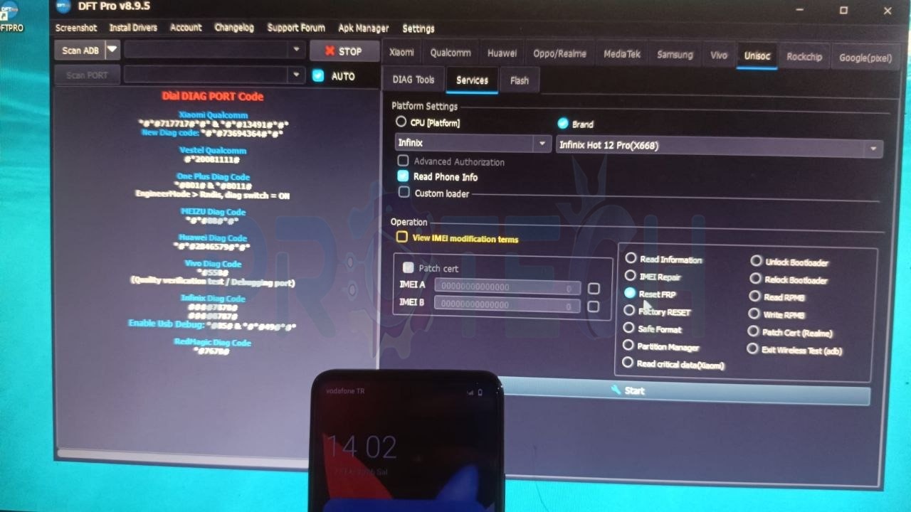 ازالة حساب FRP   Infinix Hot 12 Pro عبر DFT Pro - Photo 2026 10 28 01 05 28 (2)